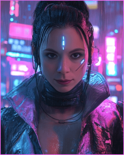 Cyberpunk portrait